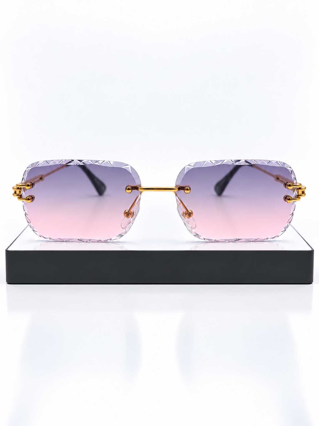 Crystal Cut Purple Pink