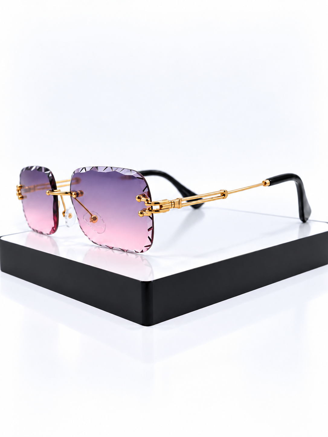 Crystal Cut Purple Pink